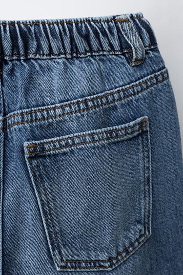 JEAN WIDE LEG LACET - Bleu moyen de Zara - Image 3