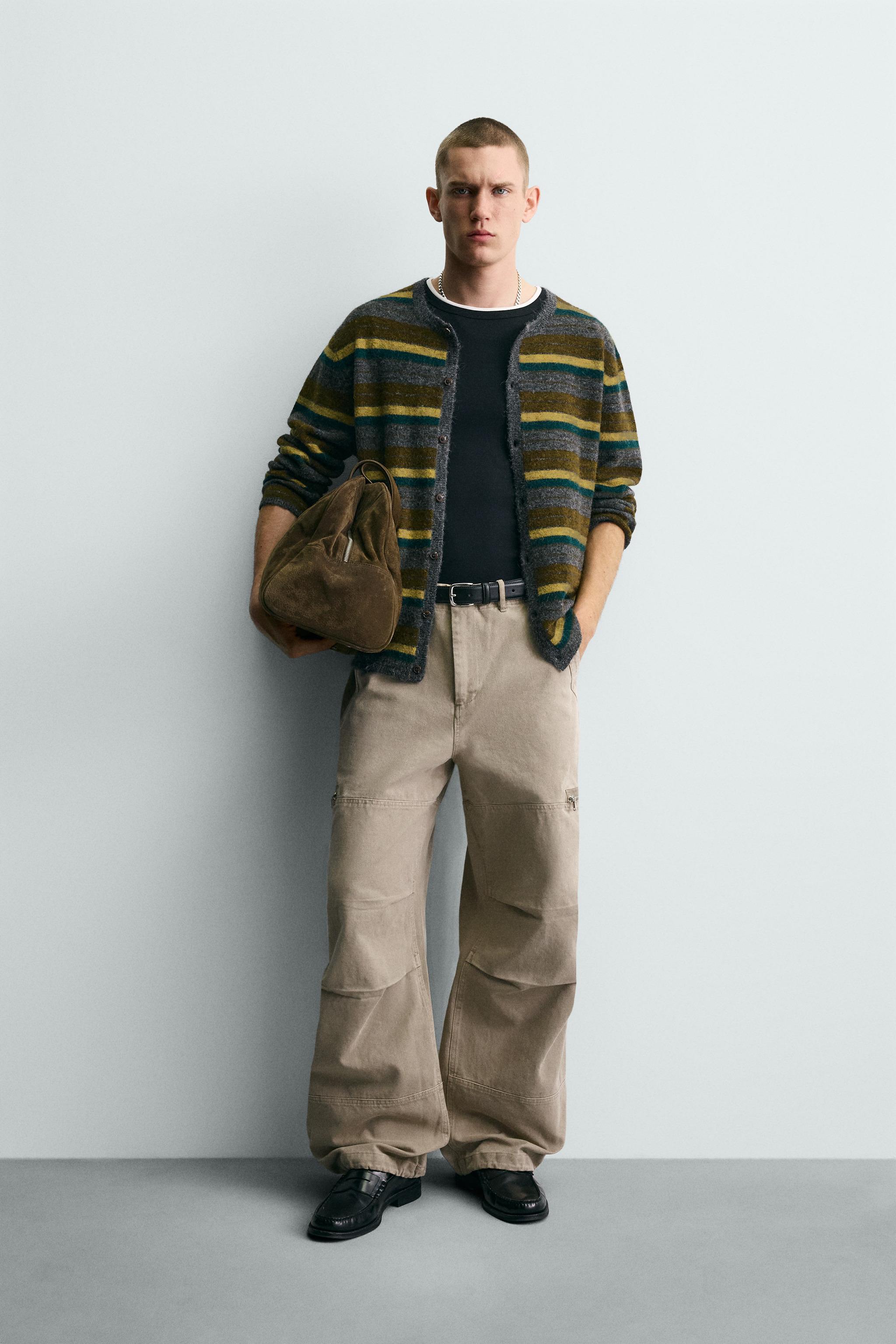 and wander | ZARA ライトグレー カーゴパンツ Lサイズ パンツ (グレー・灰色) | メンズ | ZARA 日本 and wander | ZARA