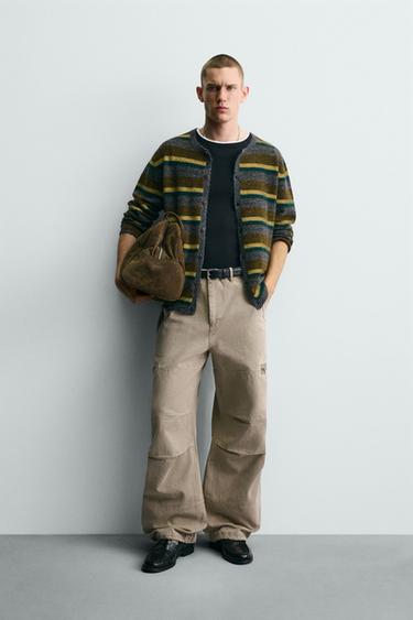 PARACHUTE CARGO TROUSERS - Grey by Zara - Image 0