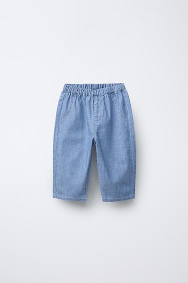 FLIESSENDE BAGGY-JEANS - Mittelblau von Zara