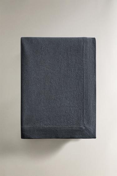 NAPPE LIN ÉPAIS COULEUR - Bleu de Zara - Image 4