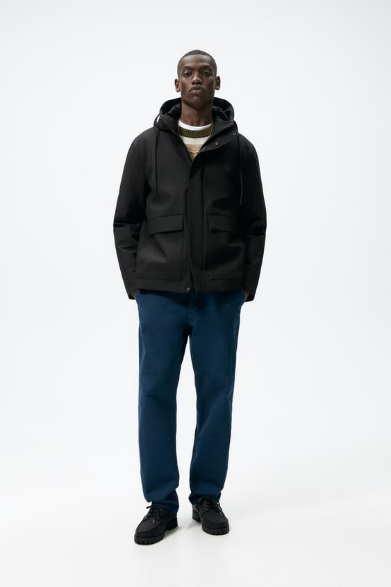 フード テクニカル ジャケット - ブラック | ZARA Japan / 日本