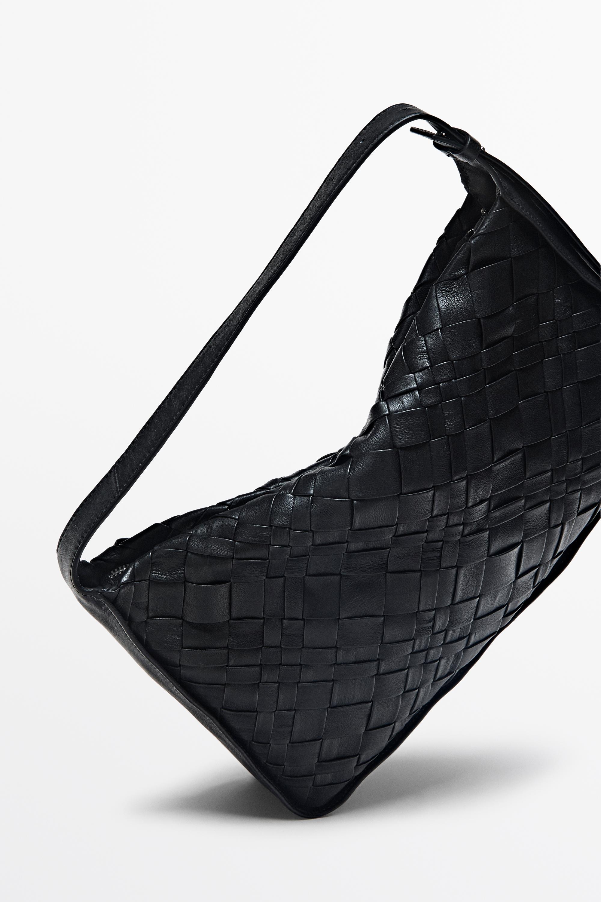 Medium braided Nappa leather bag