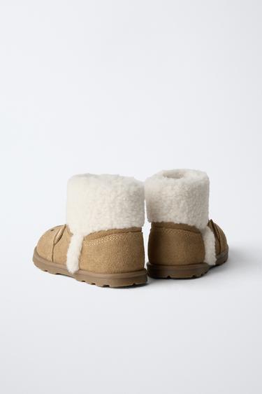 BAREFOOT LINED BOOTS - Brown by Zara - Image 5