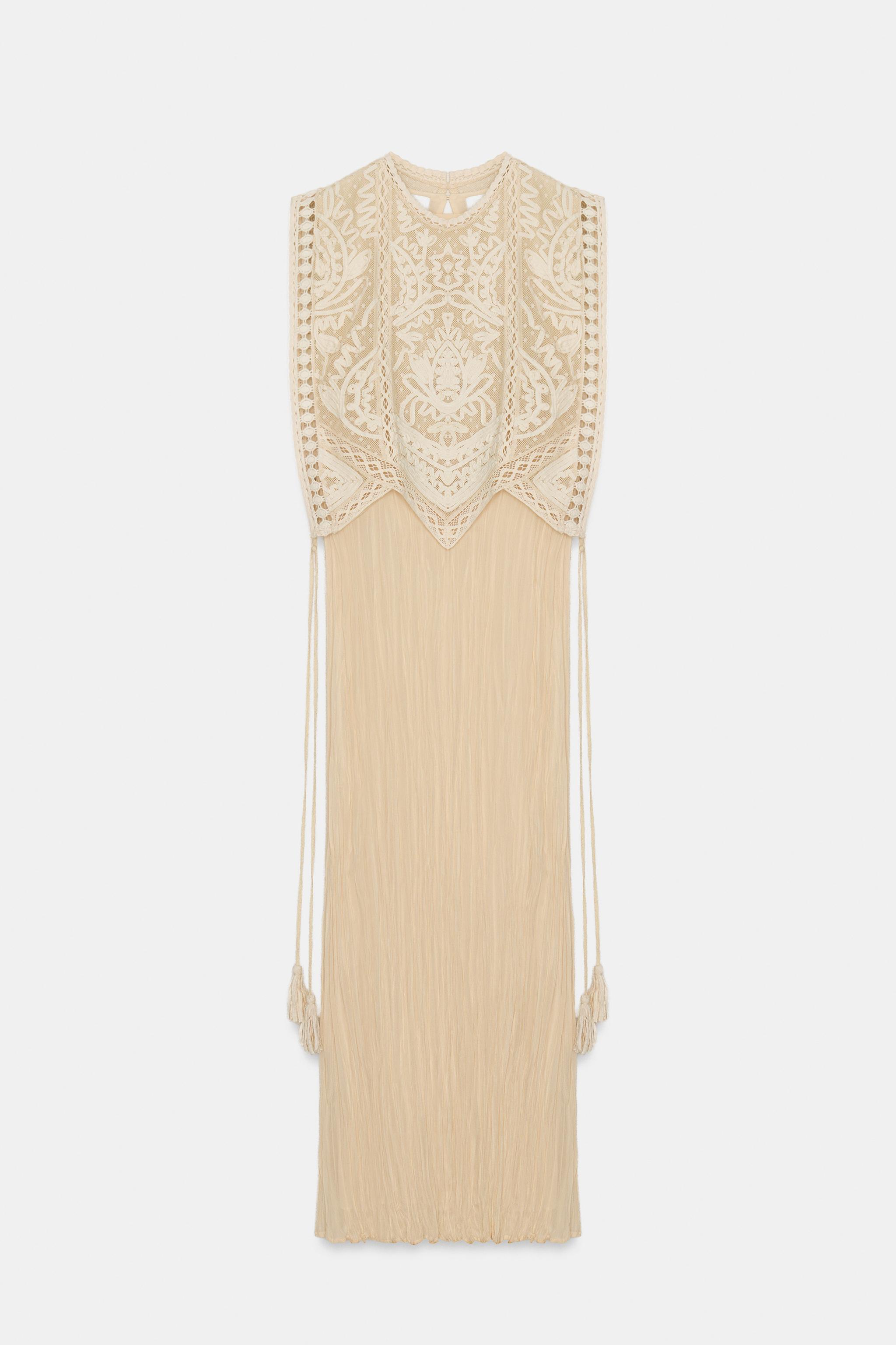 COMBINATION DRESS WITH DETACHABLE OVERLAY ZW COLLECTION