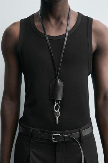 DÉBARDEUR CÔTELÉ - Noir de Zara - Image 4