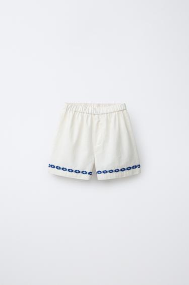 4-10 ANS/ PYJAMA BRODERIES - Écru / Chiné de Zara - Image 3