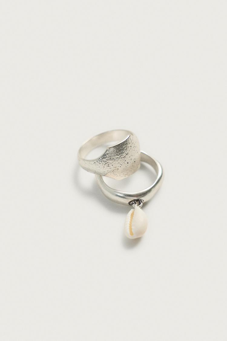 Paquete de 2 anillos combinados 5