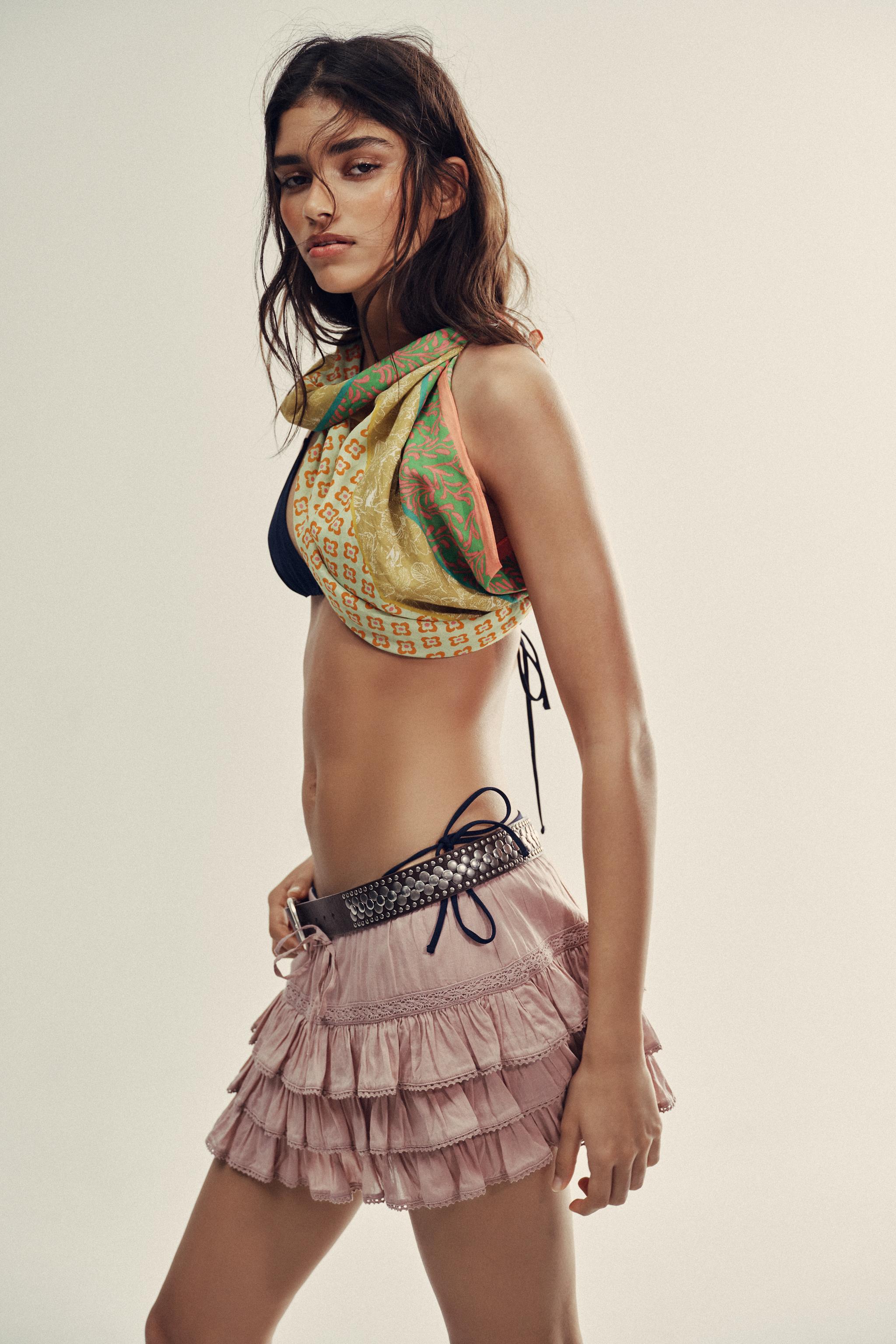 RUFFLED SKORT