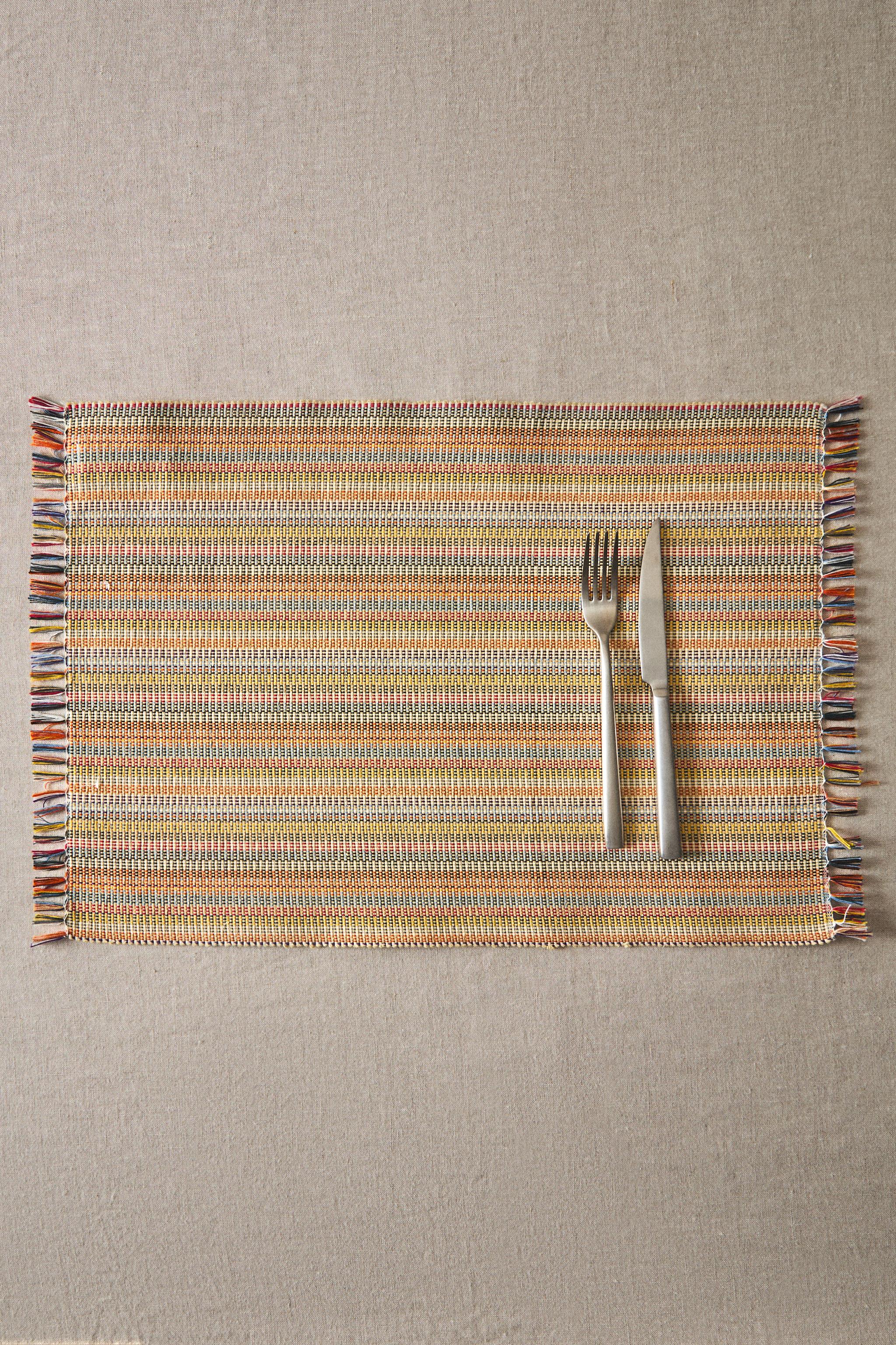 STRIPED COTTON PLACEMAT (SET OF 2)