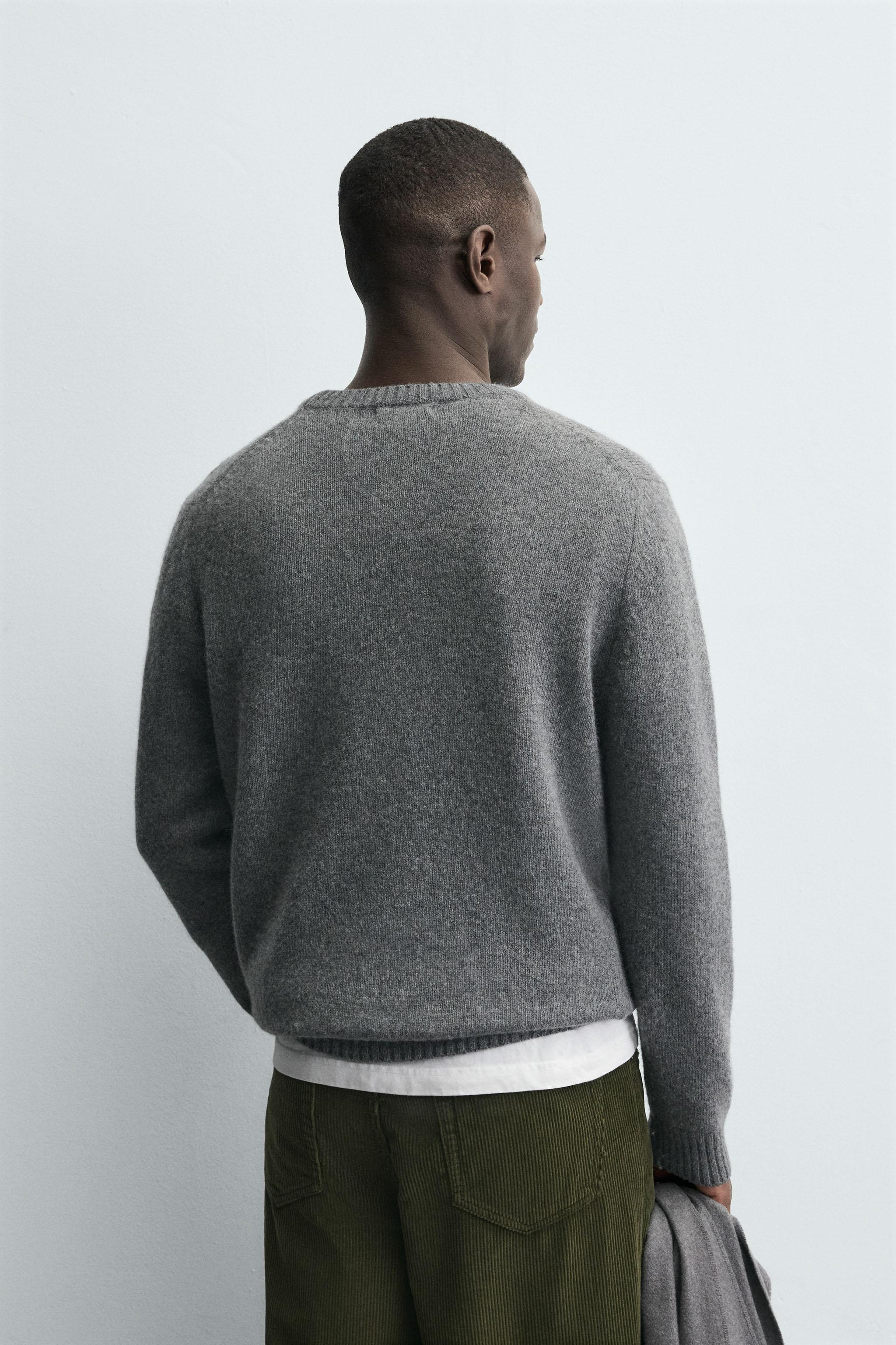 REGULAR FIT WOOL BLEND SWEATER