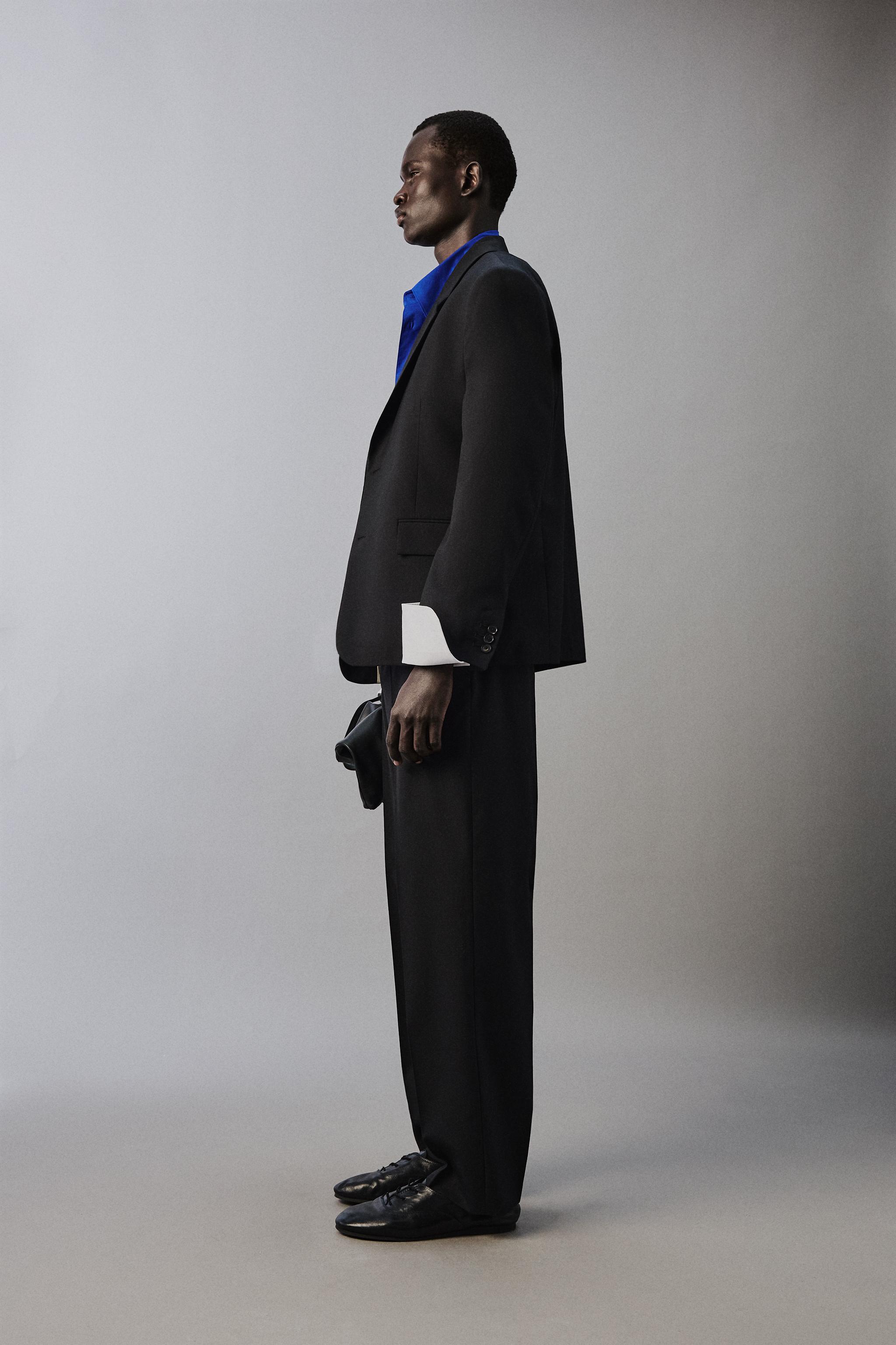 100% WOOL SUIT BLAZER