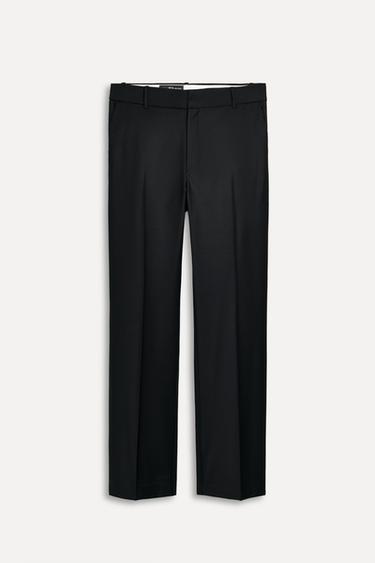 50TH ANNIVERSARY WOOL BLEND TROUSERS - Black by Zara - Image 1