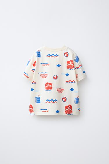 LOT DE DEUX PYJAMAS IMPRIMÉS - Bleu de Zara - Image 4