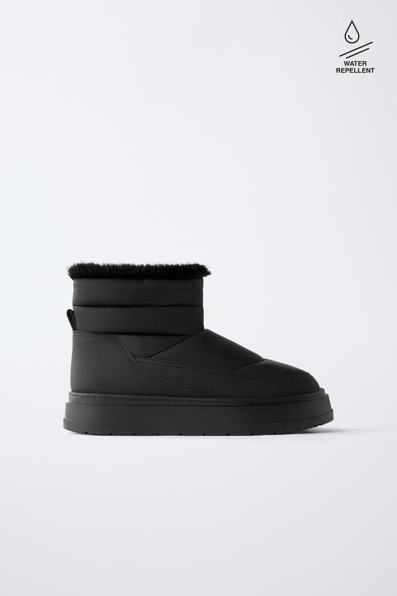 WATER-REPELLENT BOOTS - Black by Zara - Image 0