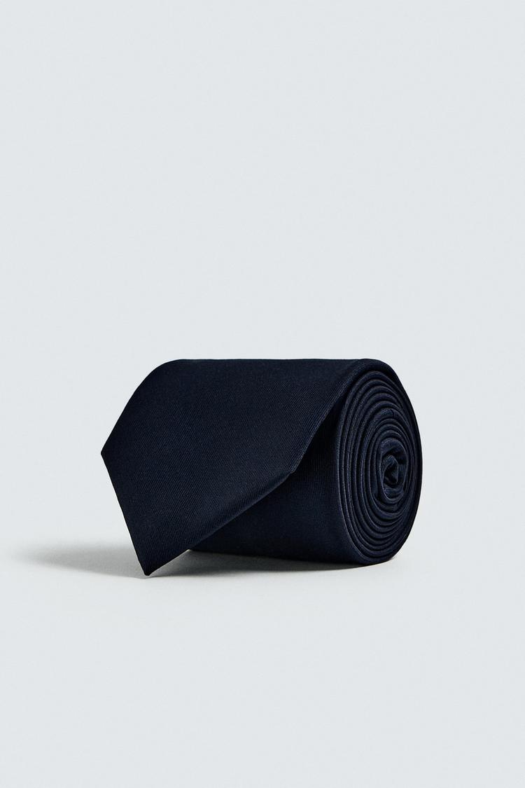 ZARA TEXTURED 100% WOOL TIE