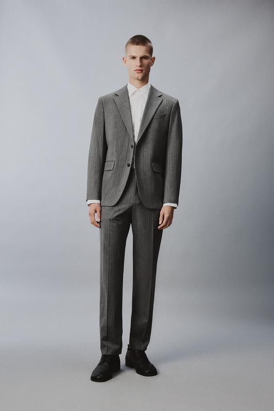 PINSTRIPE WOOL SUIT PANTS from Zara - $79.90