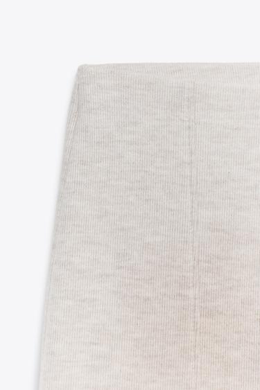 SOFT TOUCH PALAZZO TROUSERS - Beige marl by Zara - Image 5
