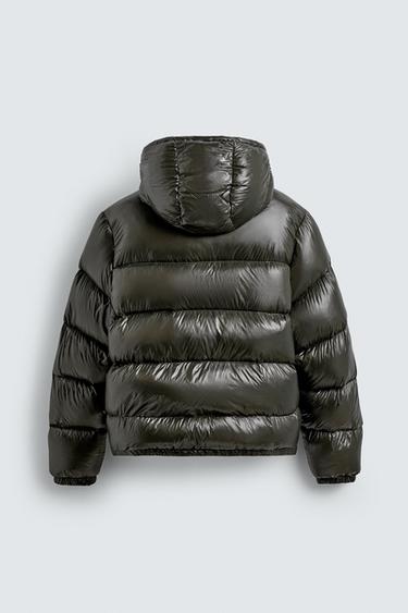 VESTE 80% DUVET - 20% PLUME DÉPERLANTE - Kaki foncé de Zara - Image 7