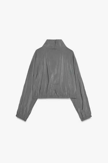 SWEATSHIRT JACKET - Blue marl by Zara - Image 5