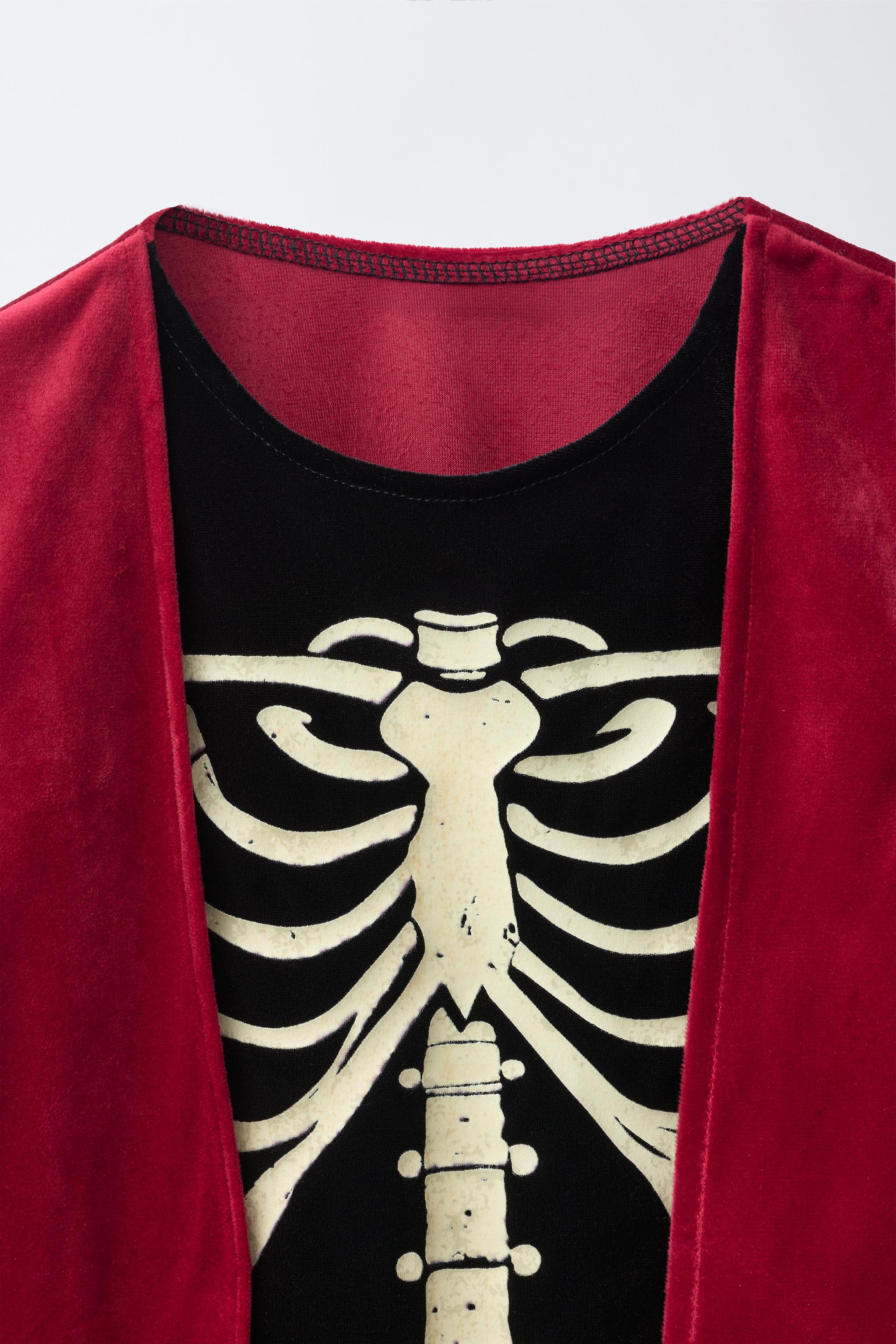 SKELETON PIRATE COSTUME SET