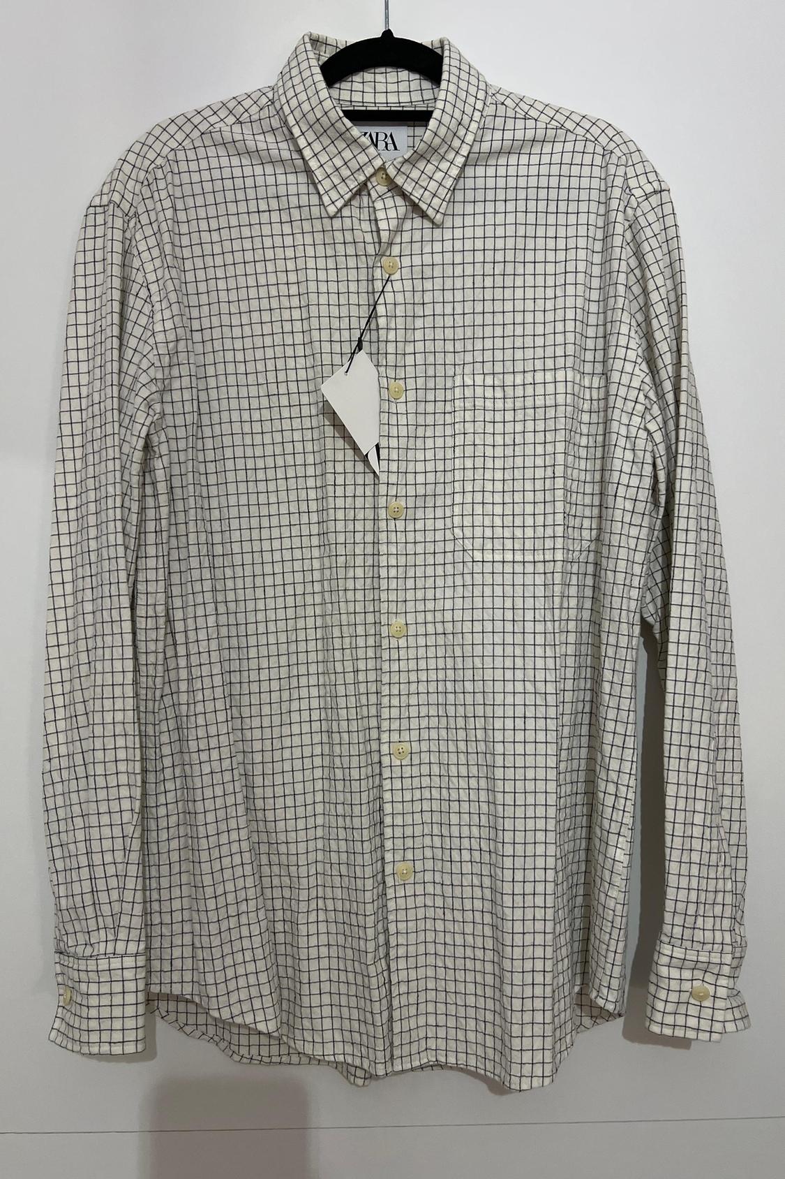 CREASED-EFFECT CHECK SHIRT