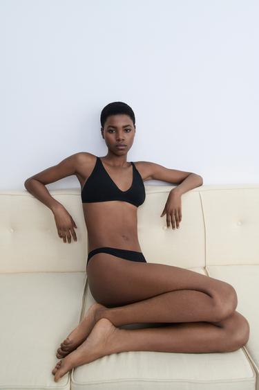 CULOTTE CLASSIQUE SANS COUTURE - Noir de Zara - Image 1