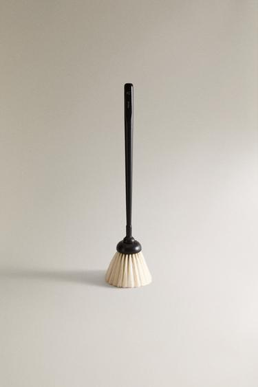 WOODEN FEATHER DUSTER - Black by Zara - Image 0