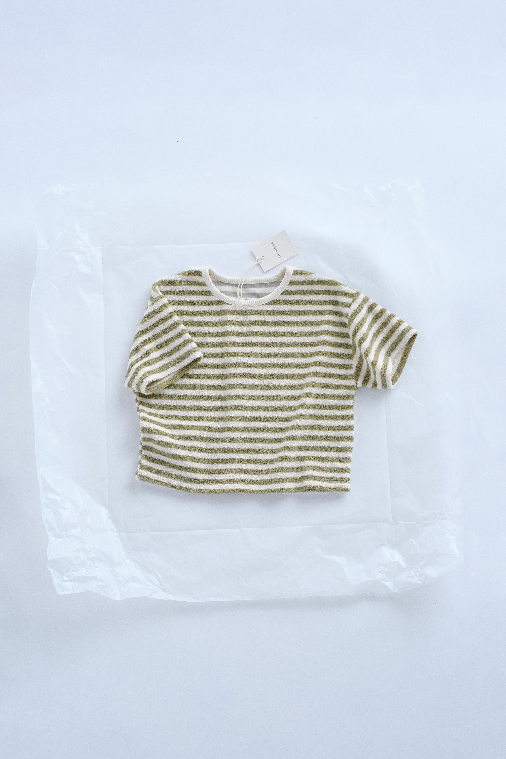 TIMELESZ - STRIPED TERRY T-SHIRT