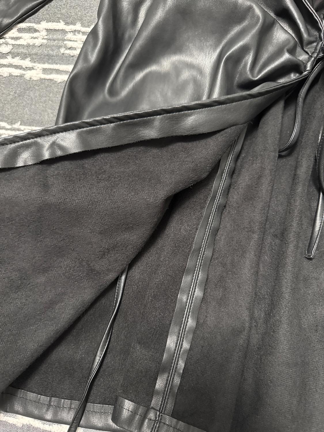 FAUX LEATHER DRESS - Image 3