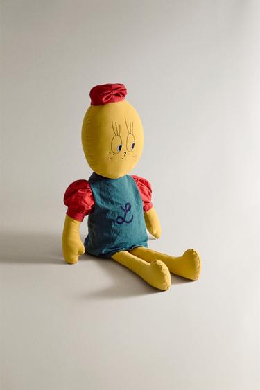 KIDS' LIMONCELLA X THE ANIMALS OBSERVATORY XL SOFT TOY - Yellow by Zara - Image 1