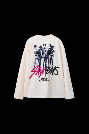 CAMISETA ESTAMPADA KPOP DEMON HUNTERS™ NETFLIX © - Crudo de Zara