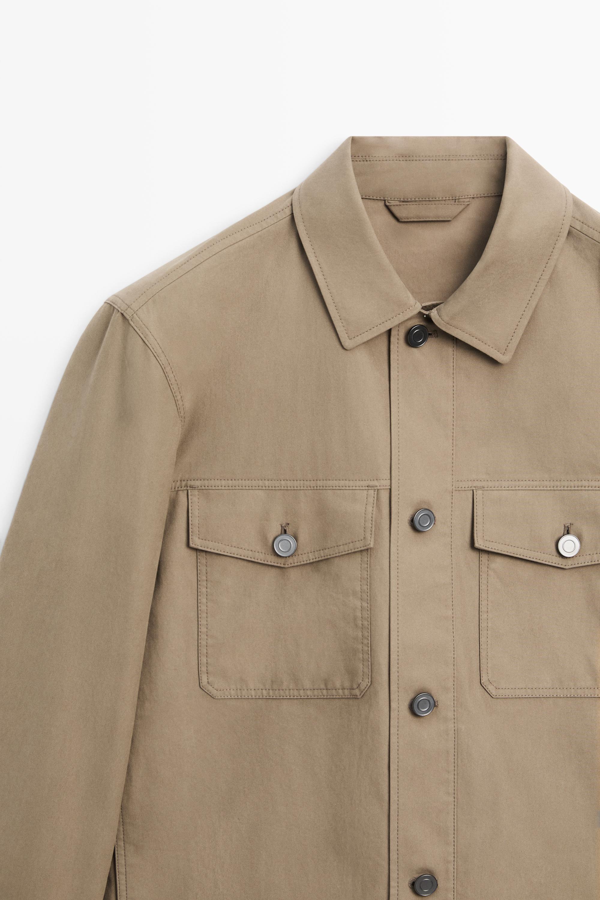 Double pocket trucker jacket