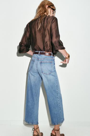 BLOUSE À VOLANTS - Marron de Zara - Image 2