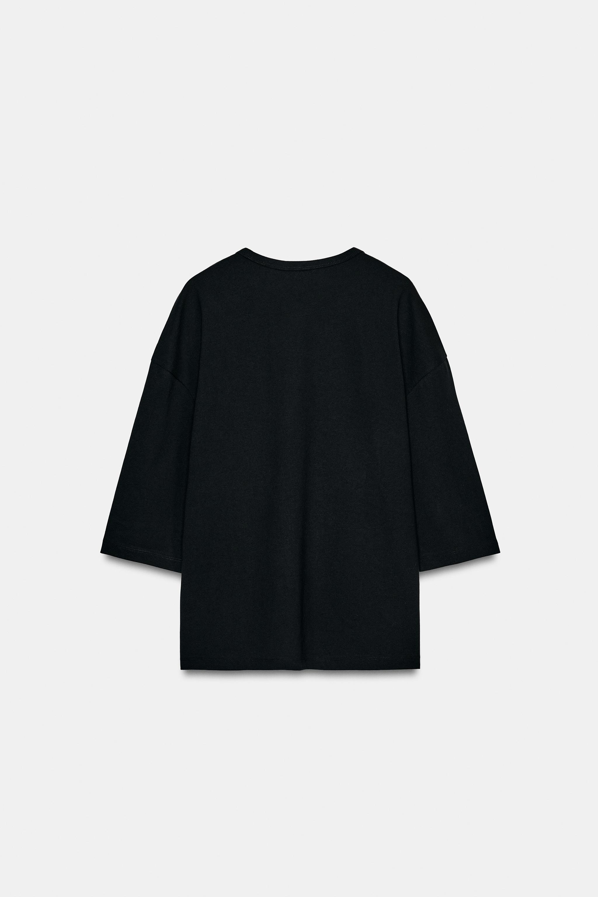 RUSTIC THREE-QUARTER SLEEVE T-SHIRT
