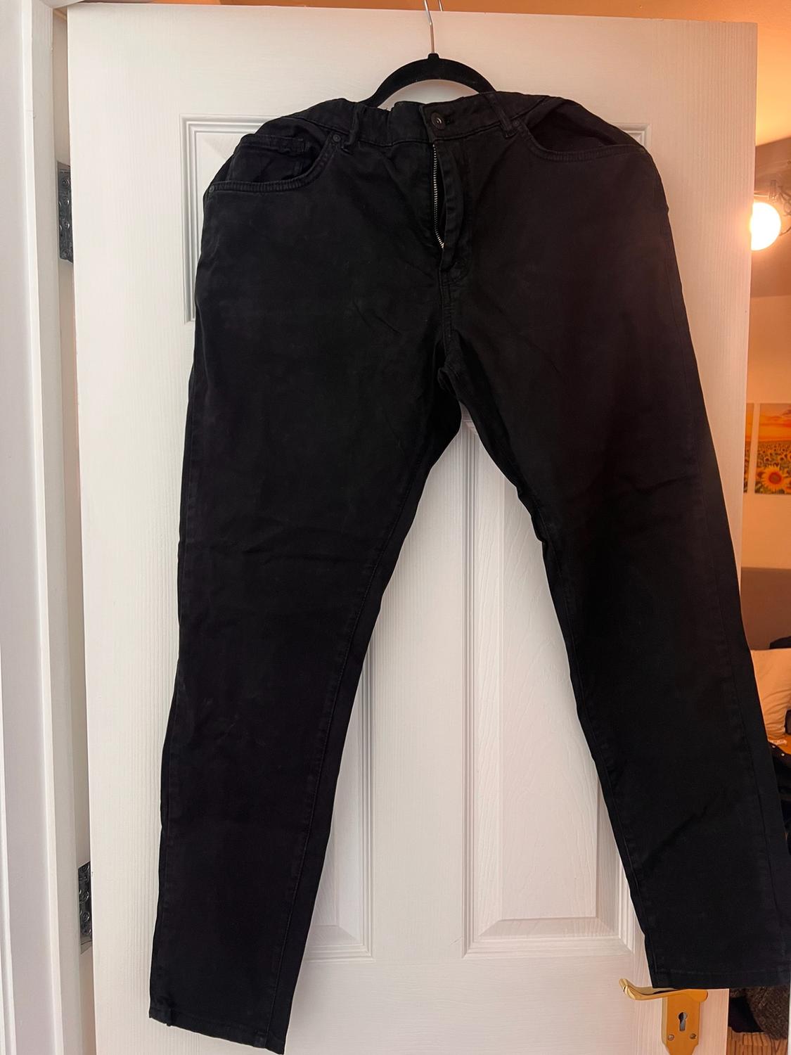 BASIC SLIM FIT TROUSERS - Image 2
