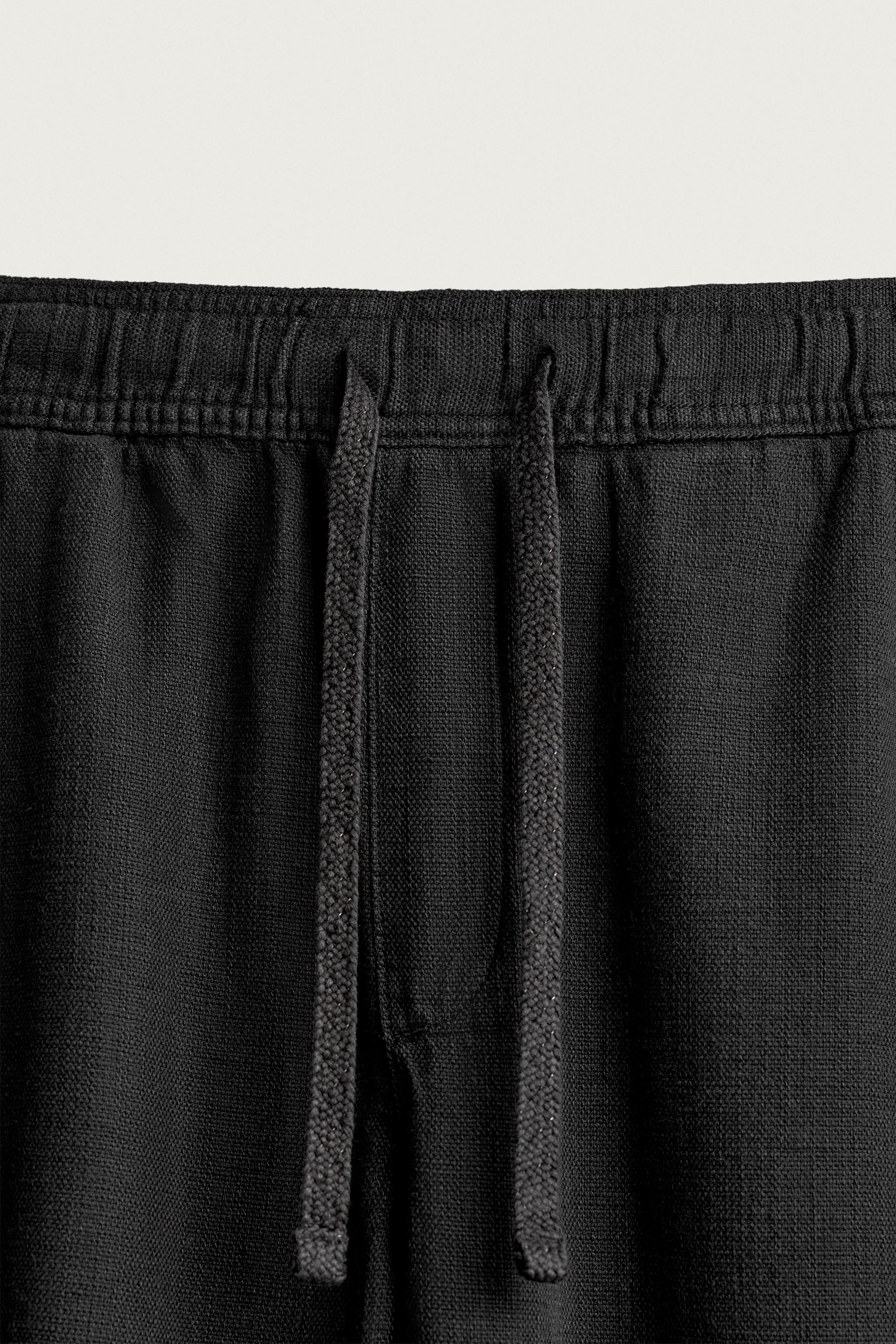 STRUCTURED RELAXED FIT PANTS