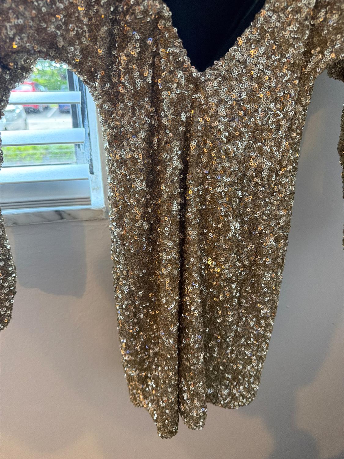 SEQUIN MINI DRESS ZW COLLECTION - Image 5