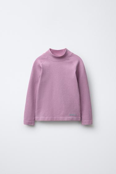 SHINY BREATHABLE SKI COLLECTION T-SHIRT - Pink / Mauve by Zara