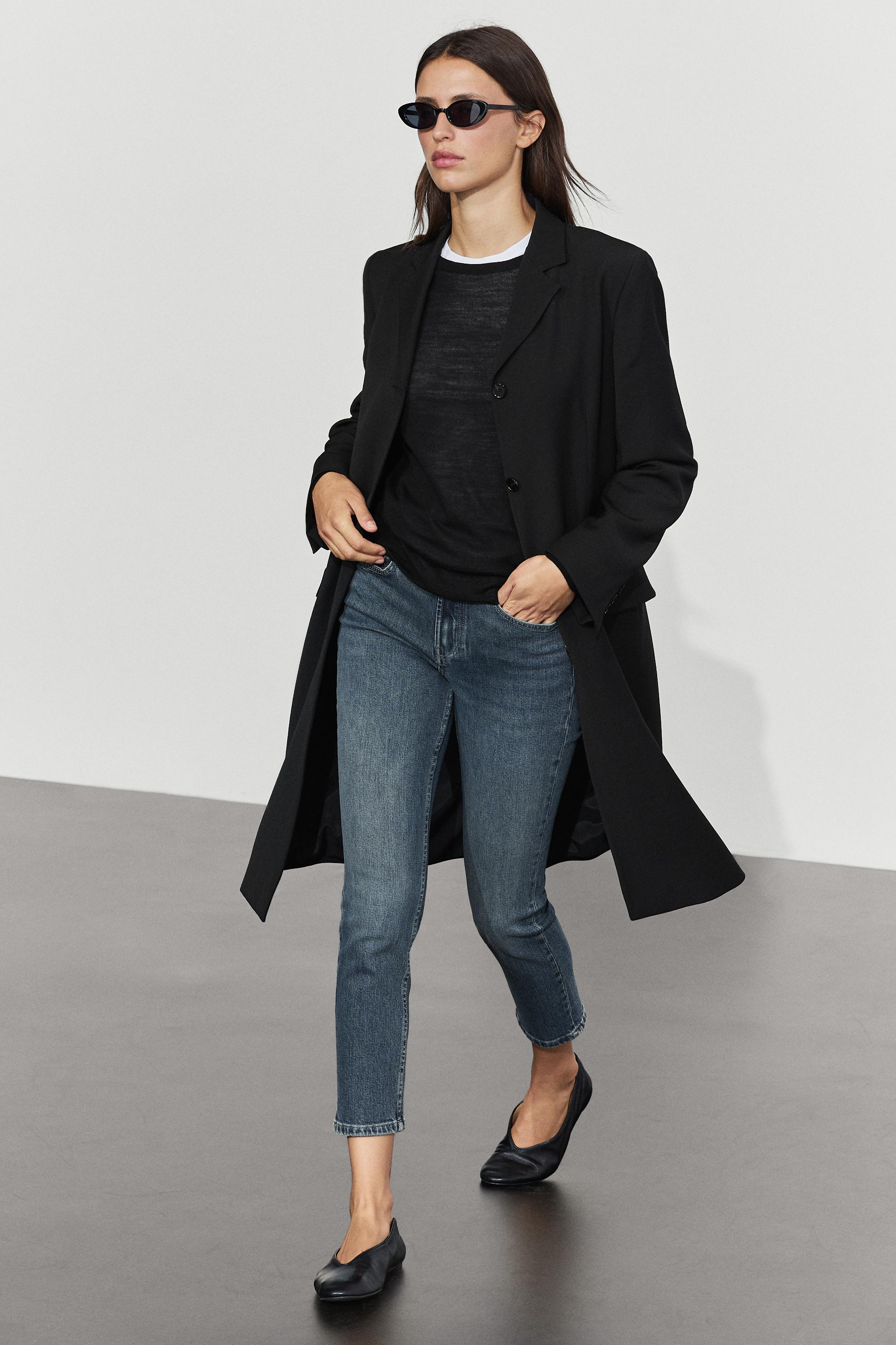 Wool blend coat