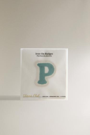 THERMO-ADHESIVE LETTER P PATCH - Blue by Zara - Image 4