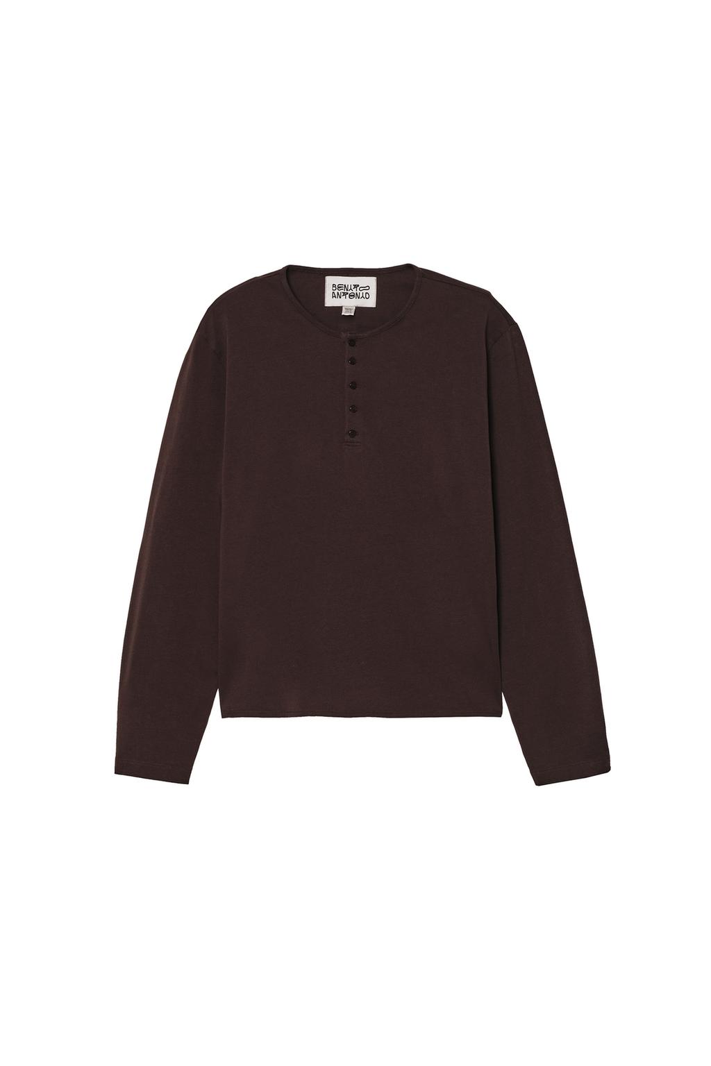 REGULAR FIT HENLEY T-SHIRT