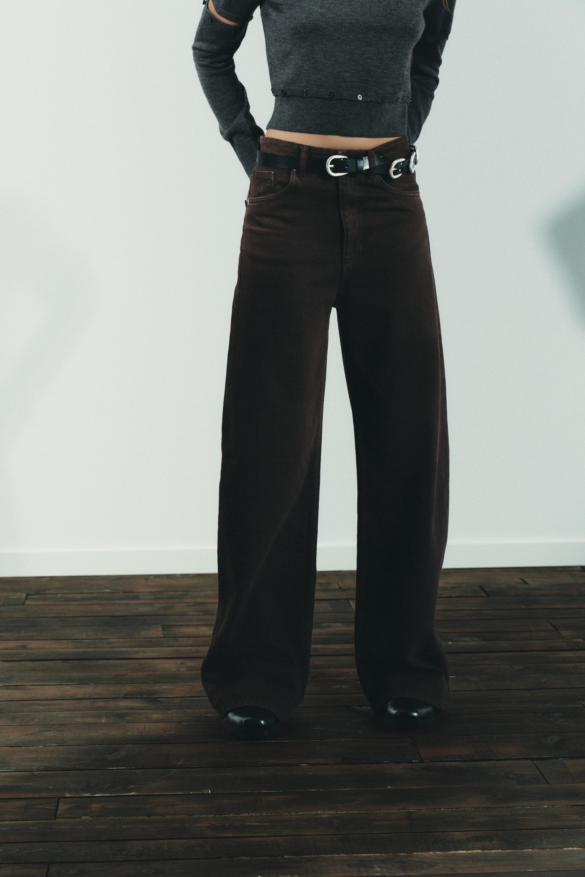 JEAN TRF EXTRA WIDE LEG TAILLE HAUTE