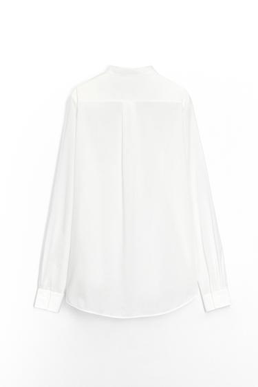 100% COTTON SHIRT ZW COLLECTION - White by Zara - Image 1