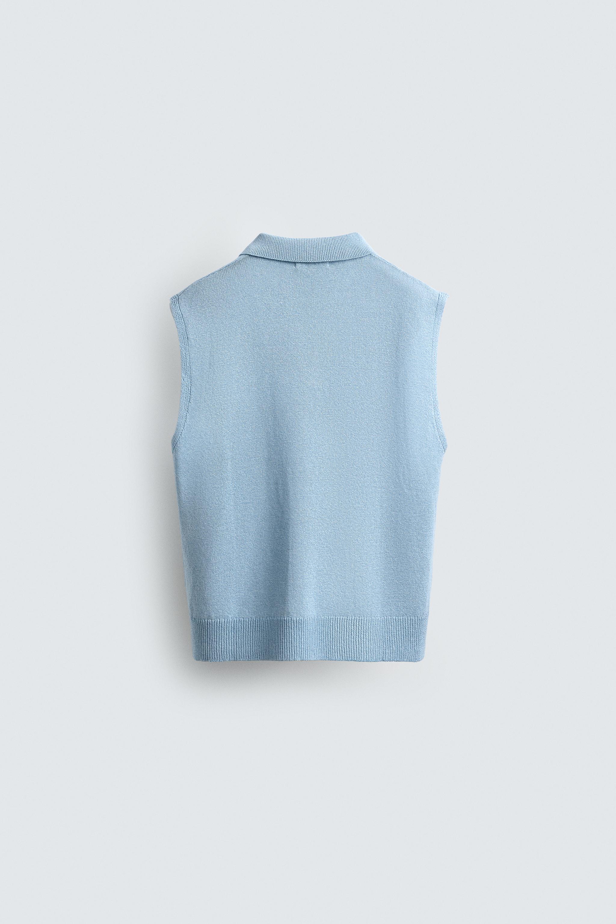 TEXTURED KNIT VEST