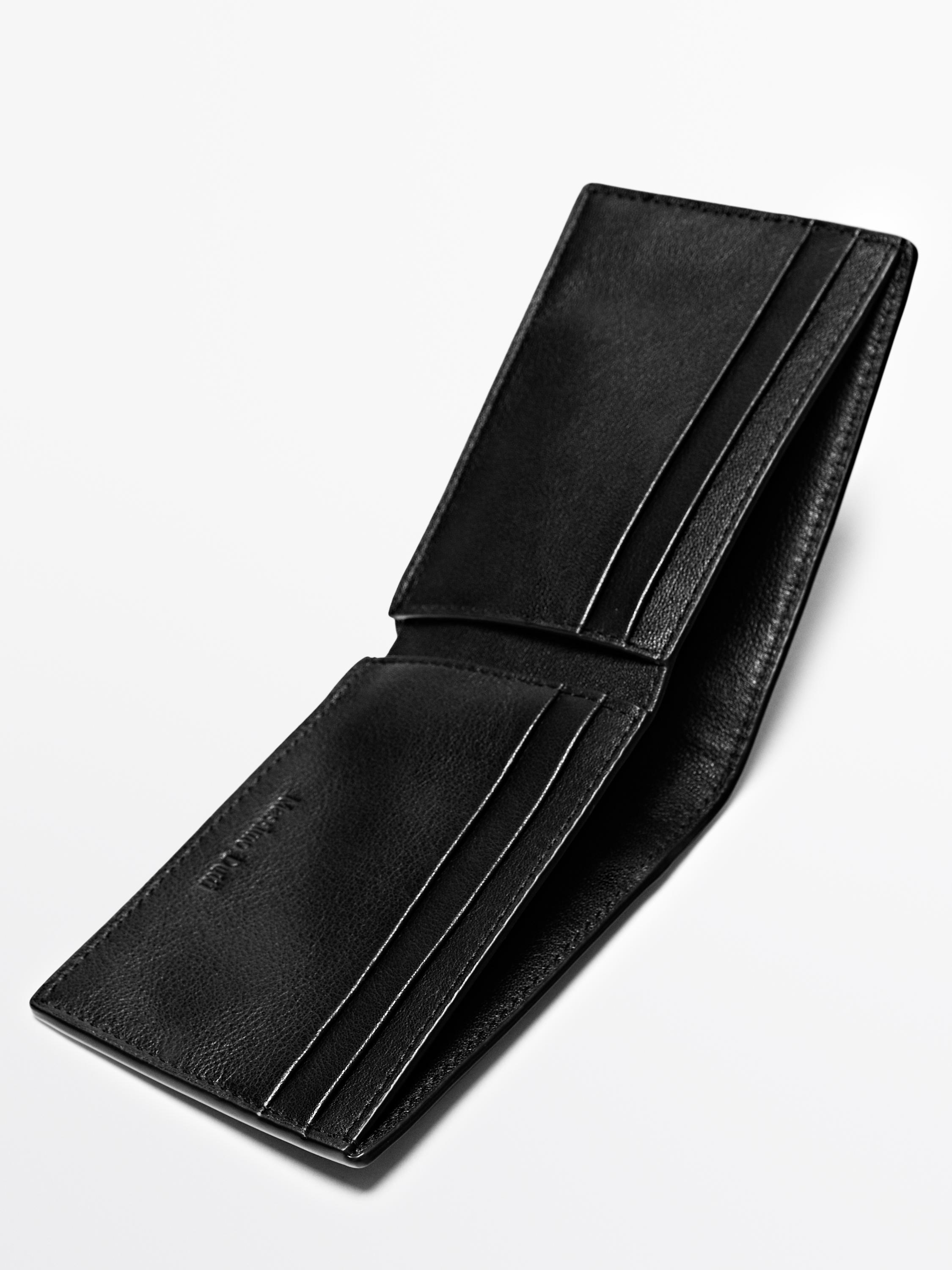 Nappa leather landscape wallet