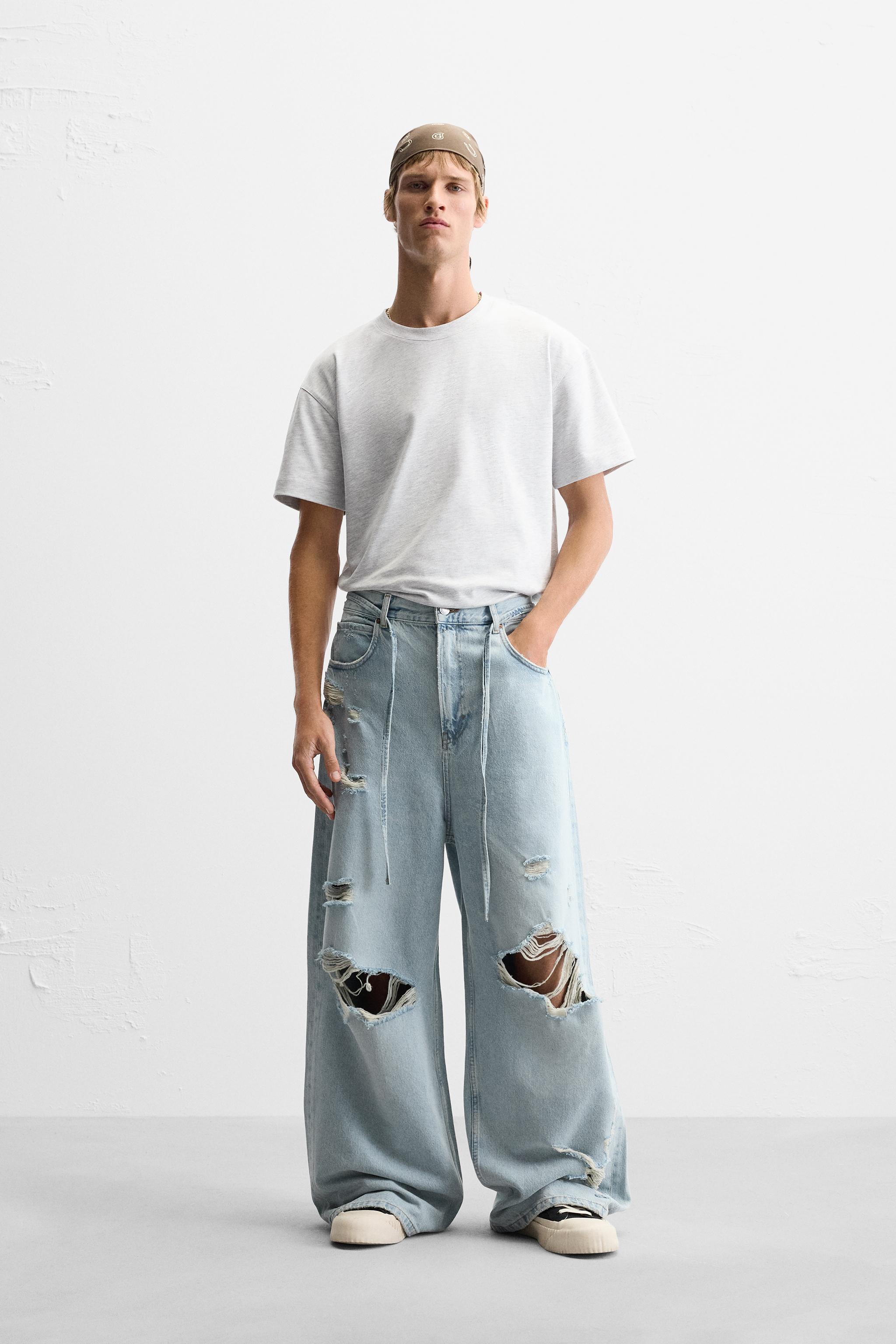 Baggy jean zara sale