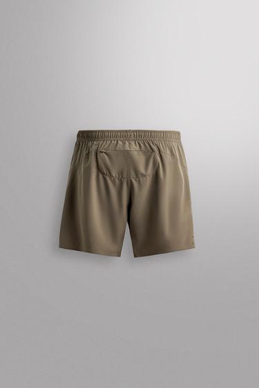 PANTALONES CORTOS BÁSICOS ENTRENAMIENTO 7" - Verde claro de Zara