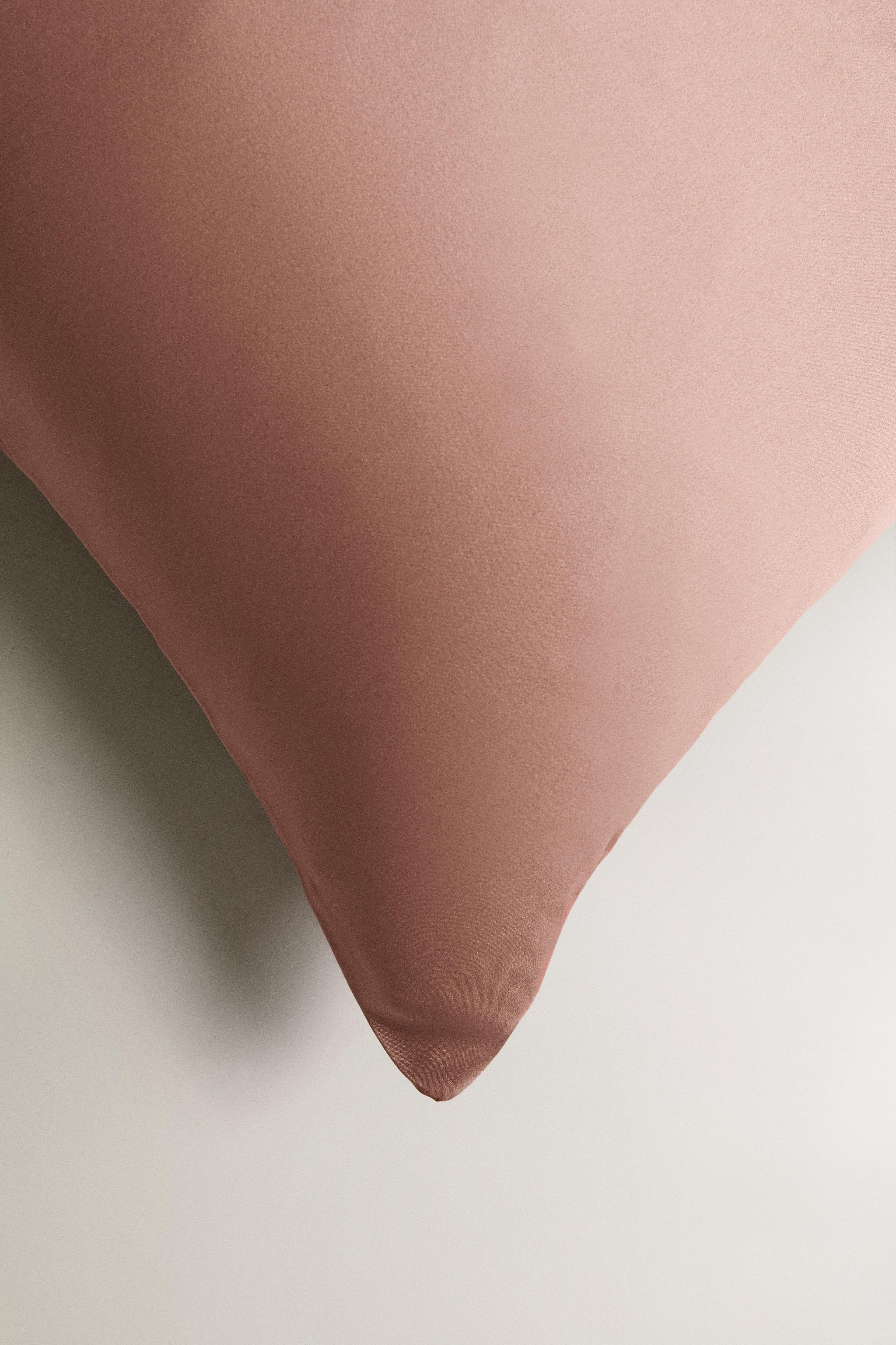 MULBERRY SILK PILLOWCASE — Dark pink
