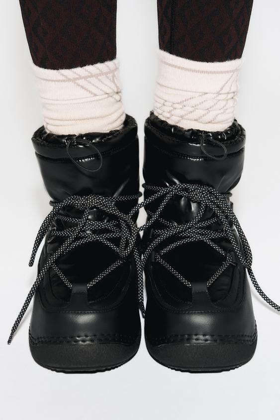 QUILTED ANKLE BOOTS SKI COLLECTION